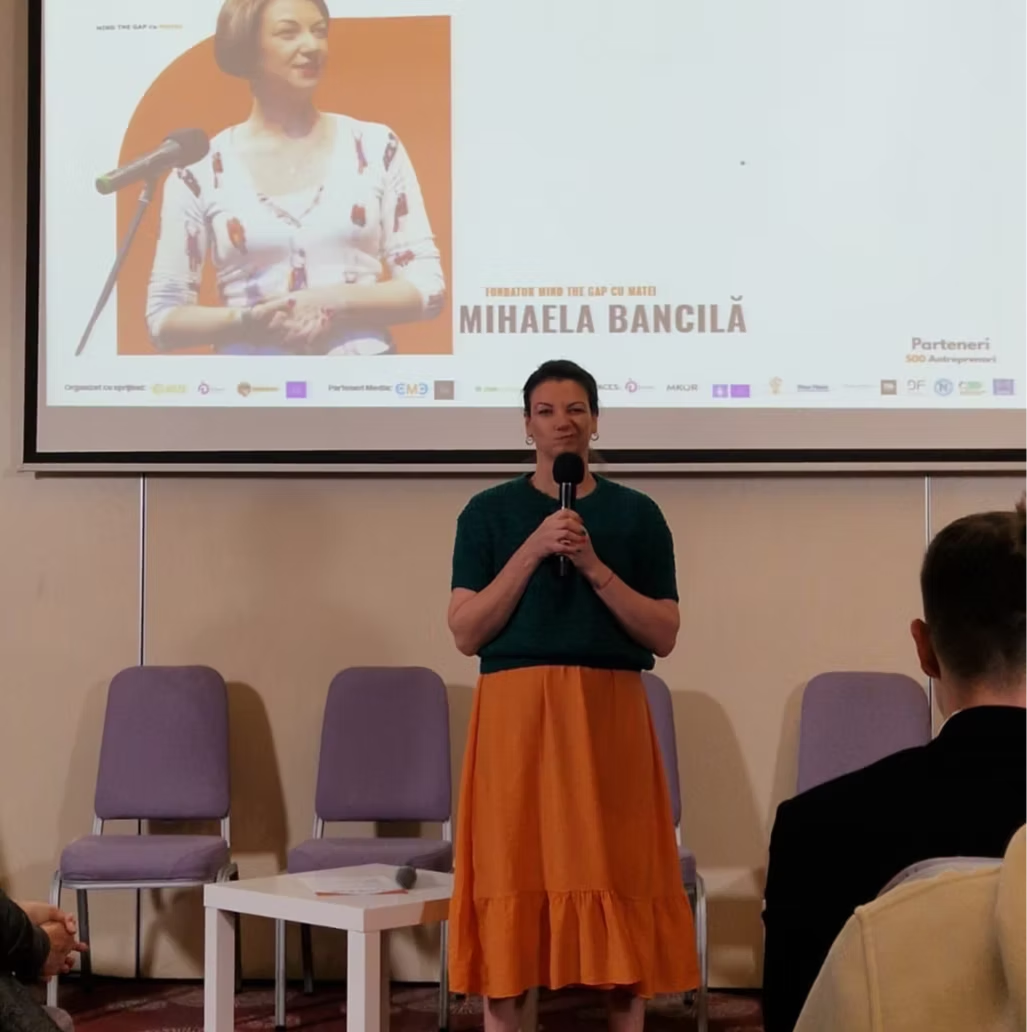 Mihaela Băncilă speaking